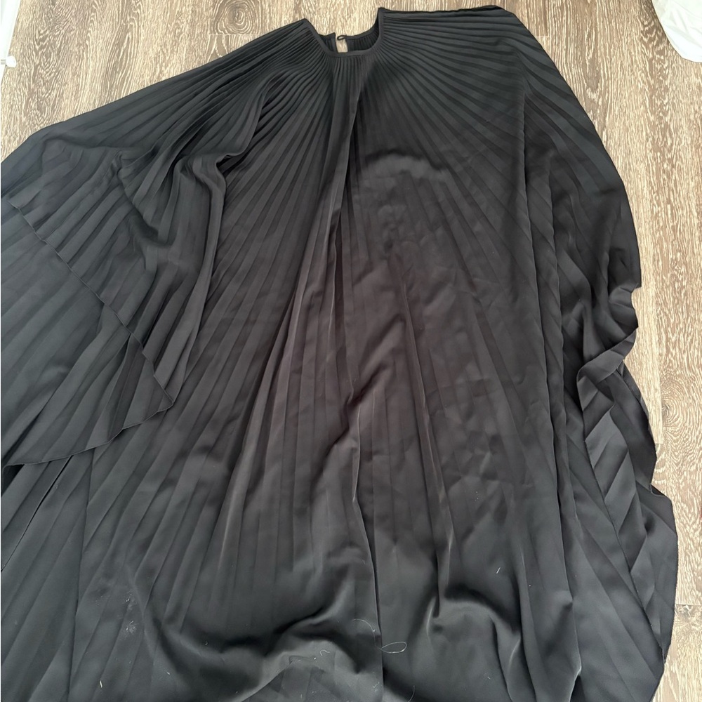 Stylish Black Pleated Gown-  Etsy War 60